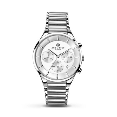 Men's stainless steel chronograph bracelet watch 7133.01